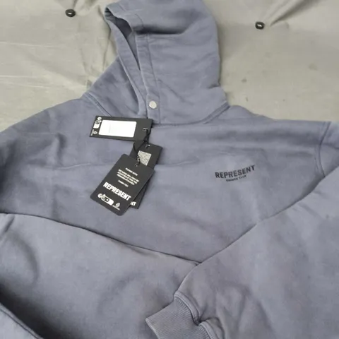 REPRESENT OWNERS CLUB HOODIE – STORM, SIZE L