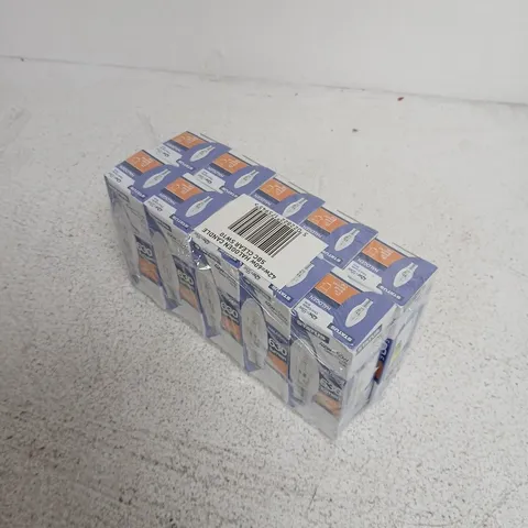 STATUS HALOGEN CANDLE BULB SBC CLEAR SW10, 42W/55W, 630 LM, SMALL BAYONET CAP