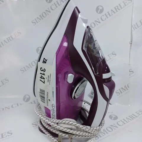 ZANUSSI STEAM IRON IN PURPLE