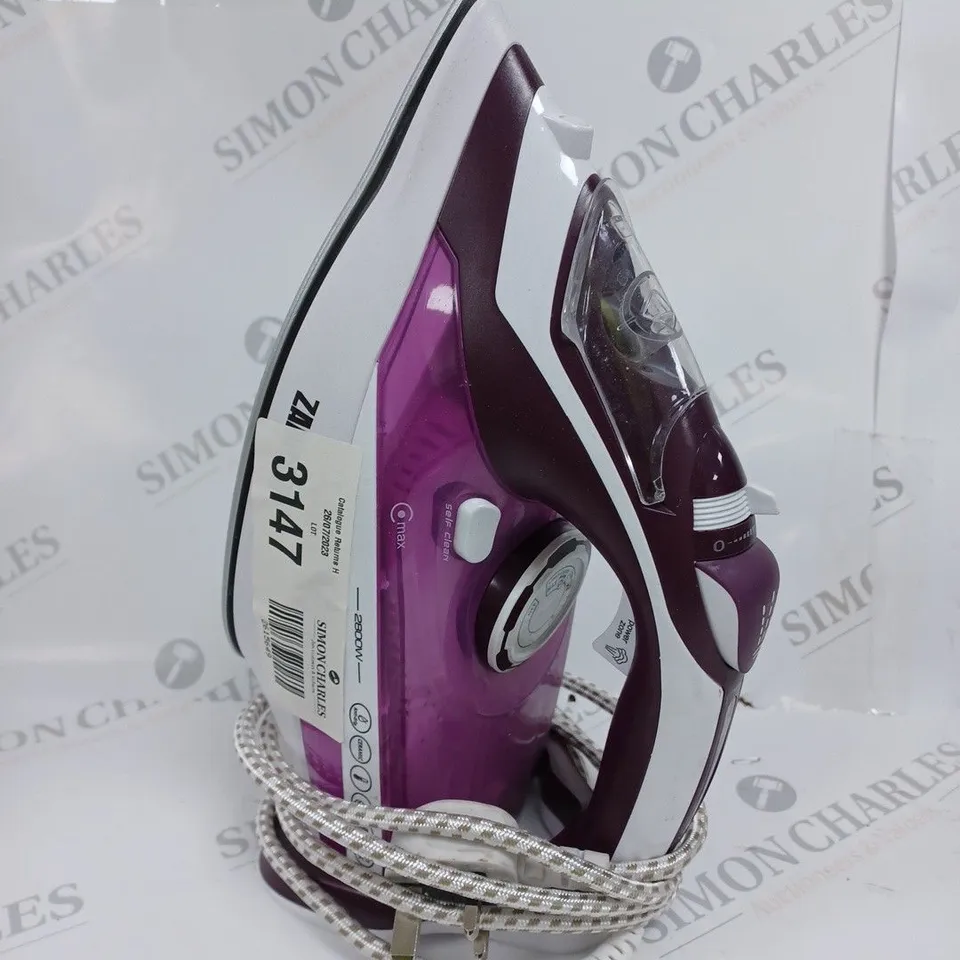ZANUSSI STEAM IRON IN PURPLE
