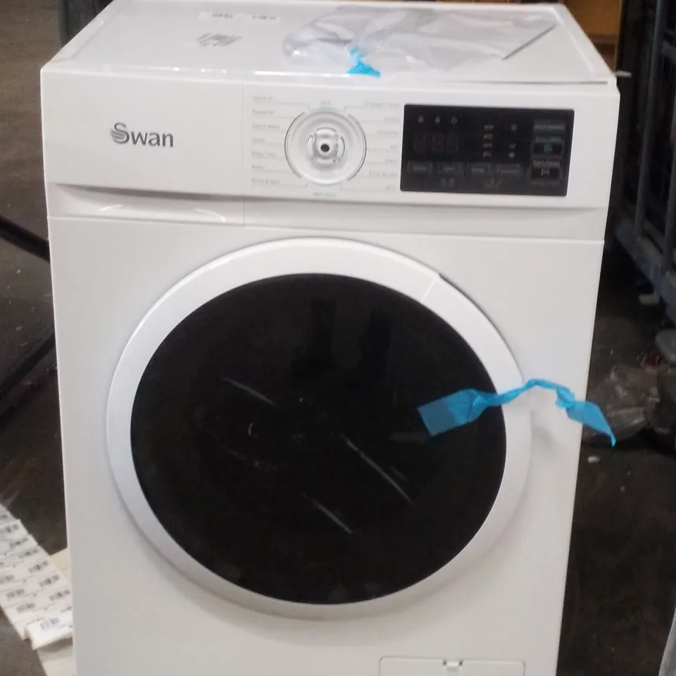 SWAN 8KG LOAD, 1400 SPIN FREESTANDING WASHING MACHINE - WHITE