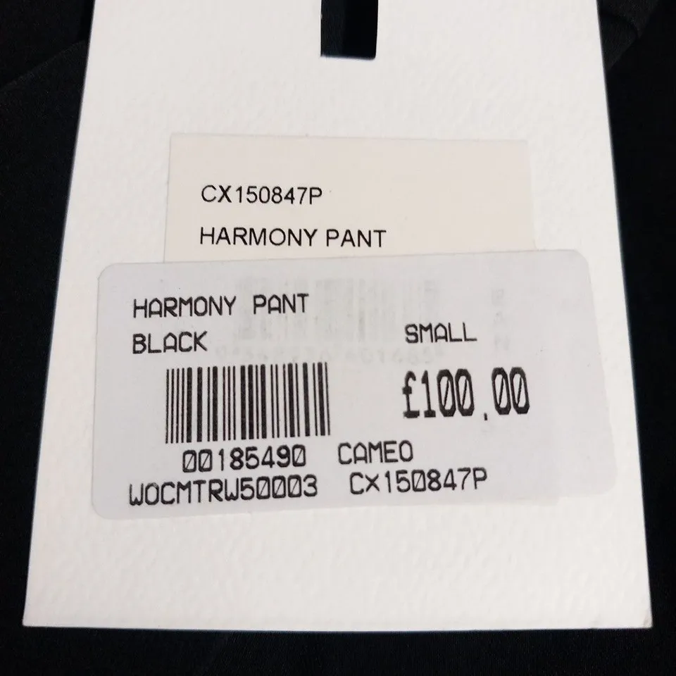 C/MEO COLLECTIVE HARMONY BLACK PANTS SIZE SMALL
