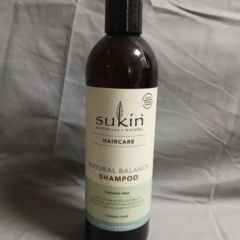 SUKIN NATURAL BALANCE SHAMPOO – HAIR CARE, PARABEN FREE, 500 ML