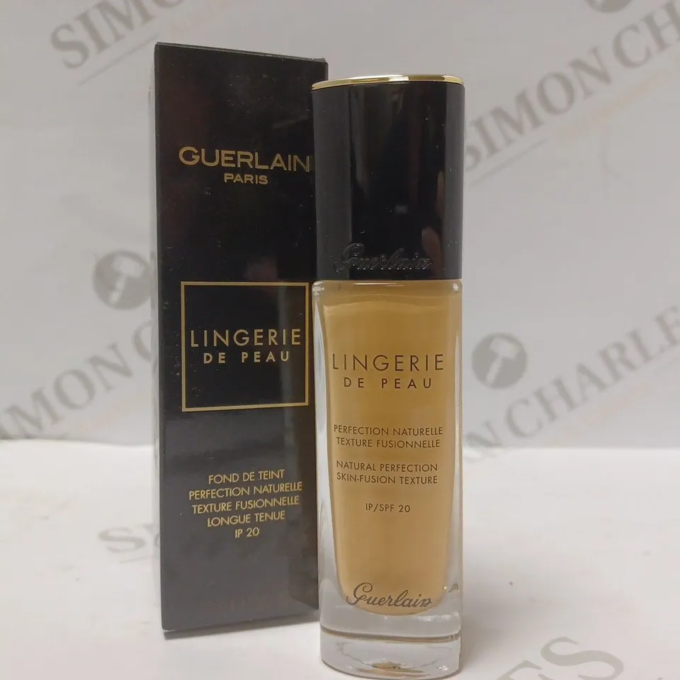 GUERLAIN LINGERIE DE PEAU NATURAL PERFECTION FOUNDATION SPF20 30ML - 03W NATURAL WARM