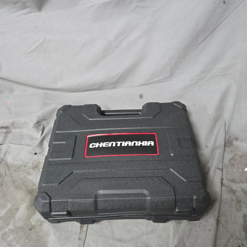 LISION LITHIUM ELECTRIC TOOL IMPACT WRENCH IN BLACK CASE WITH ACCESSORIES