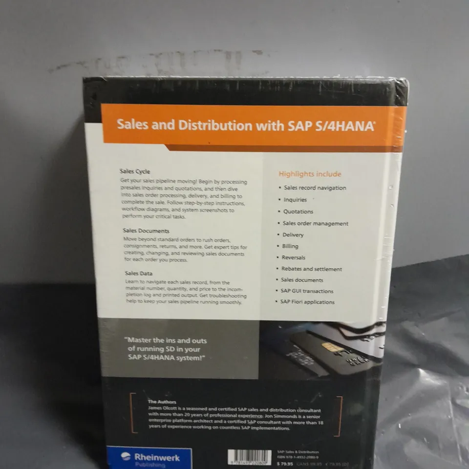 SEALED SALES AND DISTRIBUTION WITH SAP S/4HANA: BUSINESS USER GUIDE