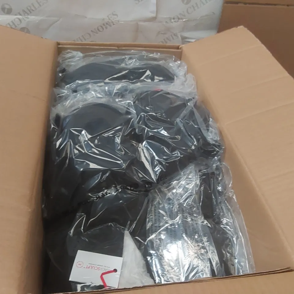 BOX CONTAINING APPROXIMATELY 15x BRAND NEW MAGISCULPT BLACK BODYSUITS - SIZE 42C