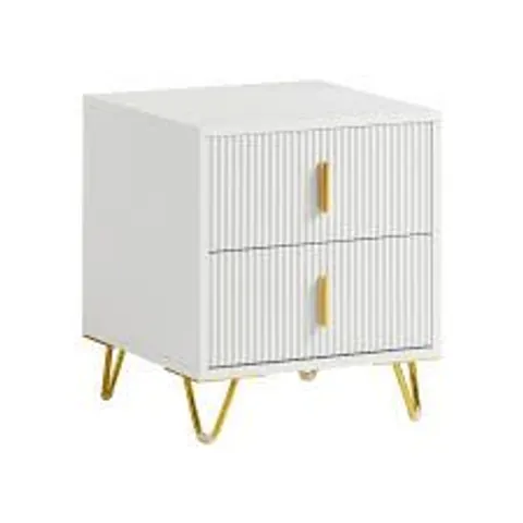 SOBUY SIDE TABLE WHITE FBT115-W
