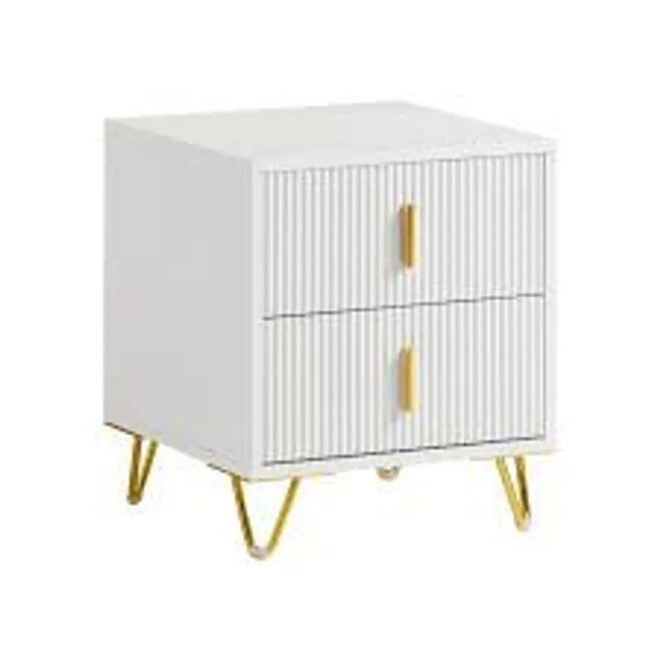 SOBUY SIDE TABLE WHITE FBT115-W