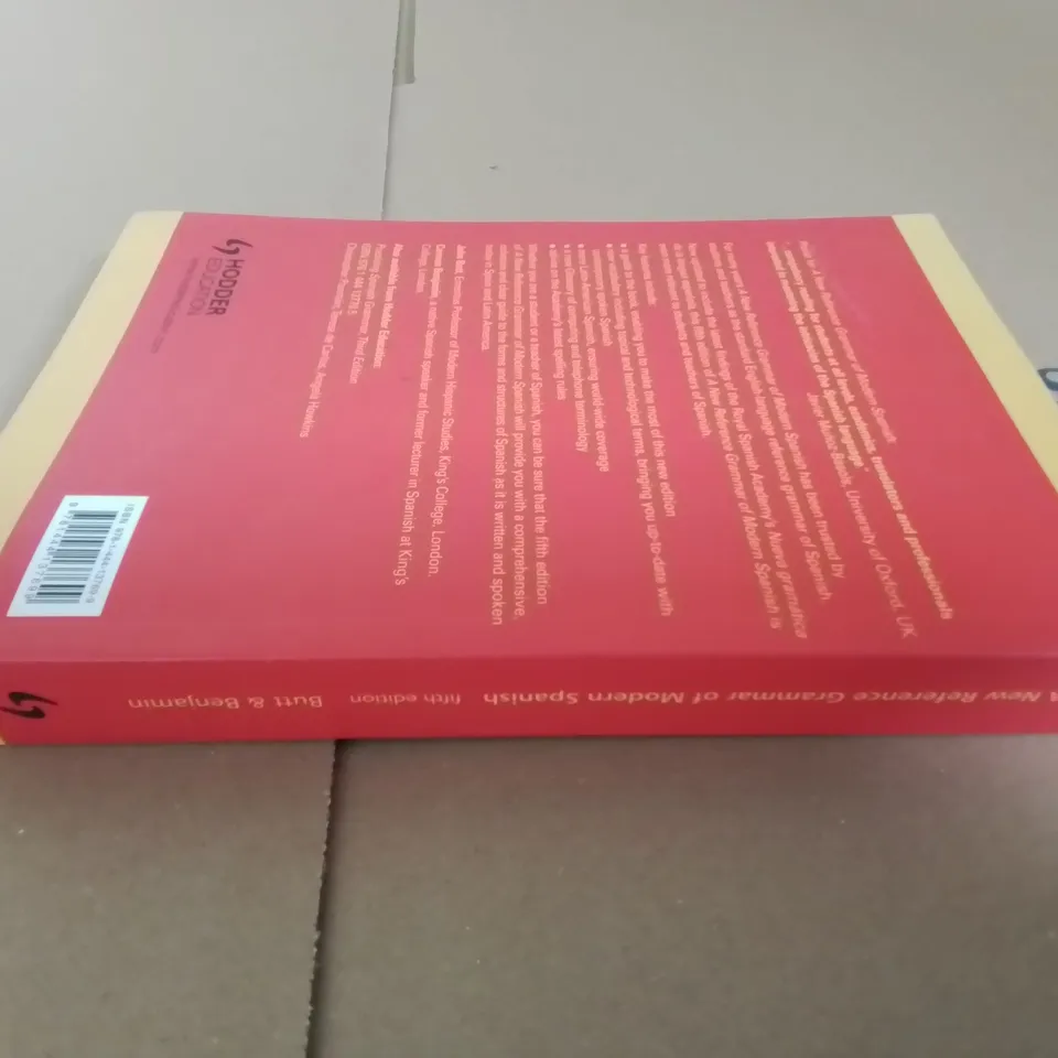 A NEW REFERENCE GRAMMAR OF MODERN SPANISH FIFTH EDITION