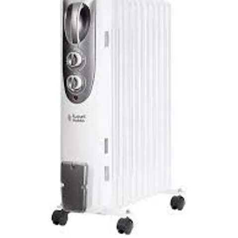BOXED RUSSELL HOBBS 2.5KW 11-FIN OIL-FILLED RADIATOR - WHITE