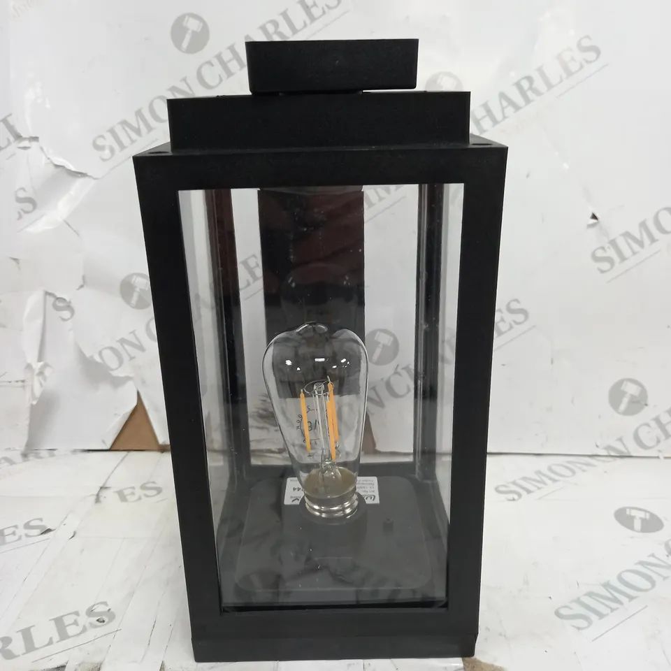 OUTDOOR LANTERN IN BLACK - BOXED 