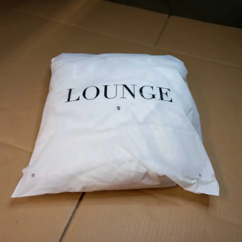 PACKAGED LOUNGE GREY CROPPED TEDDY HOODIE - SMALL