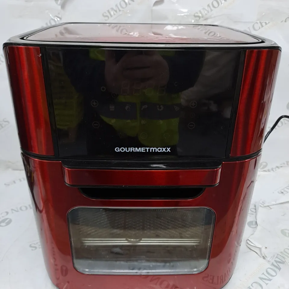 BOXED WERBUNG MAXXMEE DIGITAL AIR FRYER IN RED