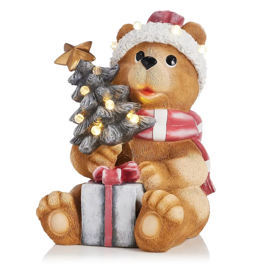 SANTA EXPRESS PRE-LIT INDOOR /OUTDOOR CHRISTMAS BEAR