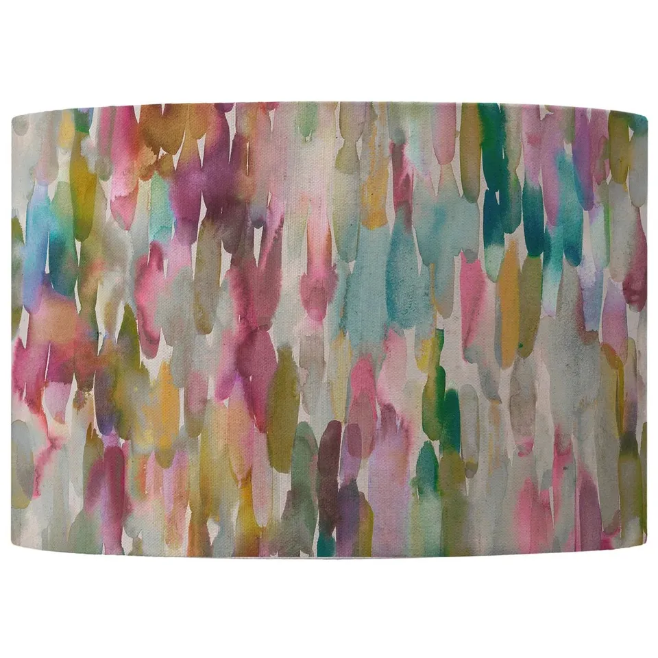 BOXED COTTON ROUND LAMP SHADE