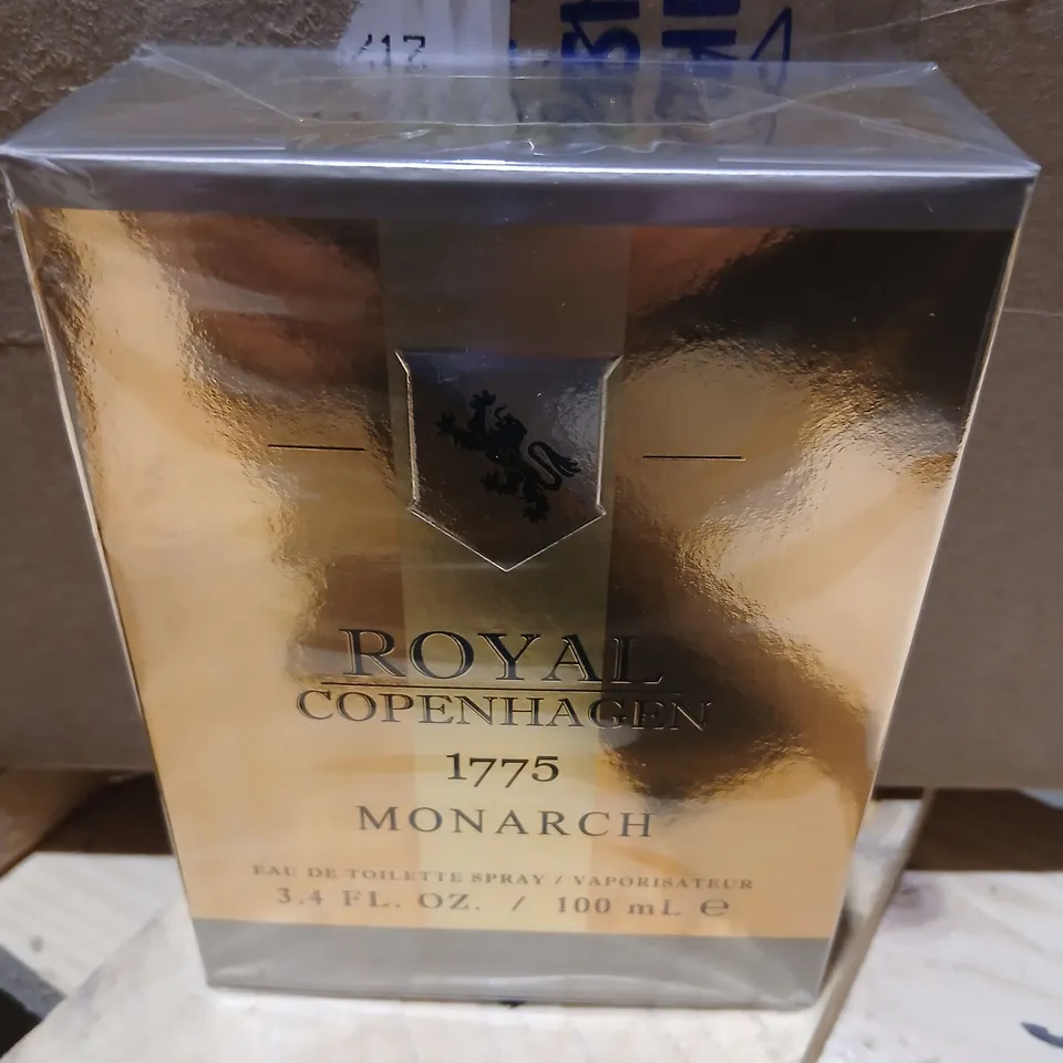 BOXED AND SEALED ROYAL COPENHAGEN MONARCH 1775 EAU DE TOILETTE SPRAY 100 ML