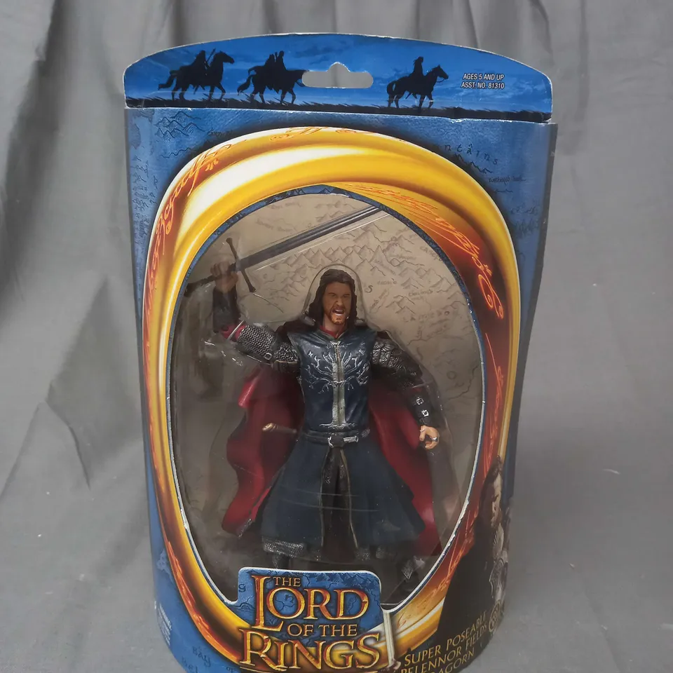 THE LORD OF THE RINGS - THE RETURN OF THE KING - SUPER POSEABLE PELENNOR FIELDS ARAGON