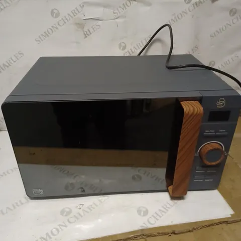 SWAN 20L NORDIC DIGITAL LED MICROWAVE - GREY