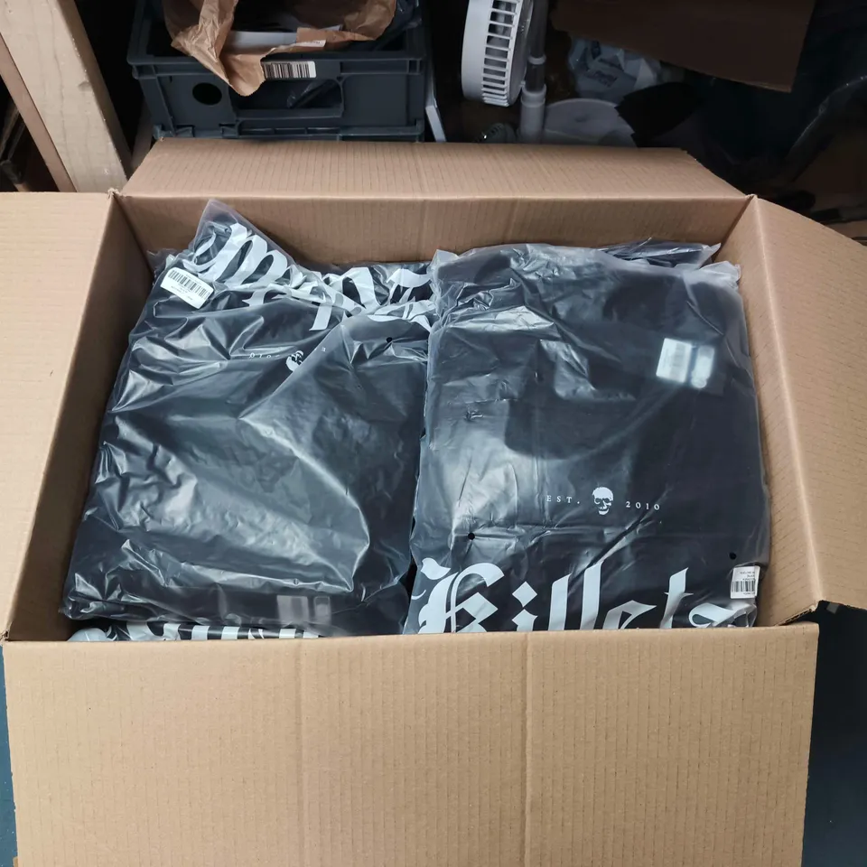 LOT OF APPROXIMATELY 20 BRAND NEW KILLSTAR CLOTHING ITEMS INCLUDES FATAL ATTRACTION BODYSUITS AND HEXELORE SWEATERS - VARIOUS SIZES