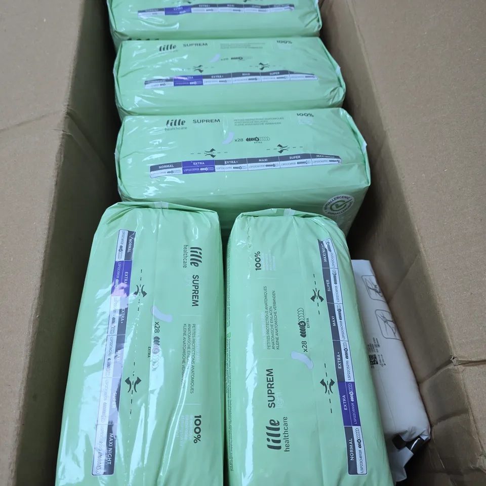 LILLE SUPREME HEALTHCARE INCONTINENCE PADS – PACK OF 28 (10 PACKS)
