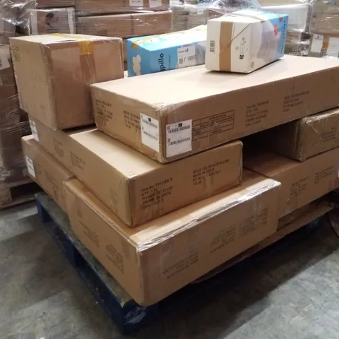 PALLET CONTAINING ASSORTED PRODUCTS INCLUDING CLOUDPILLO PILLOWS & TV STAND