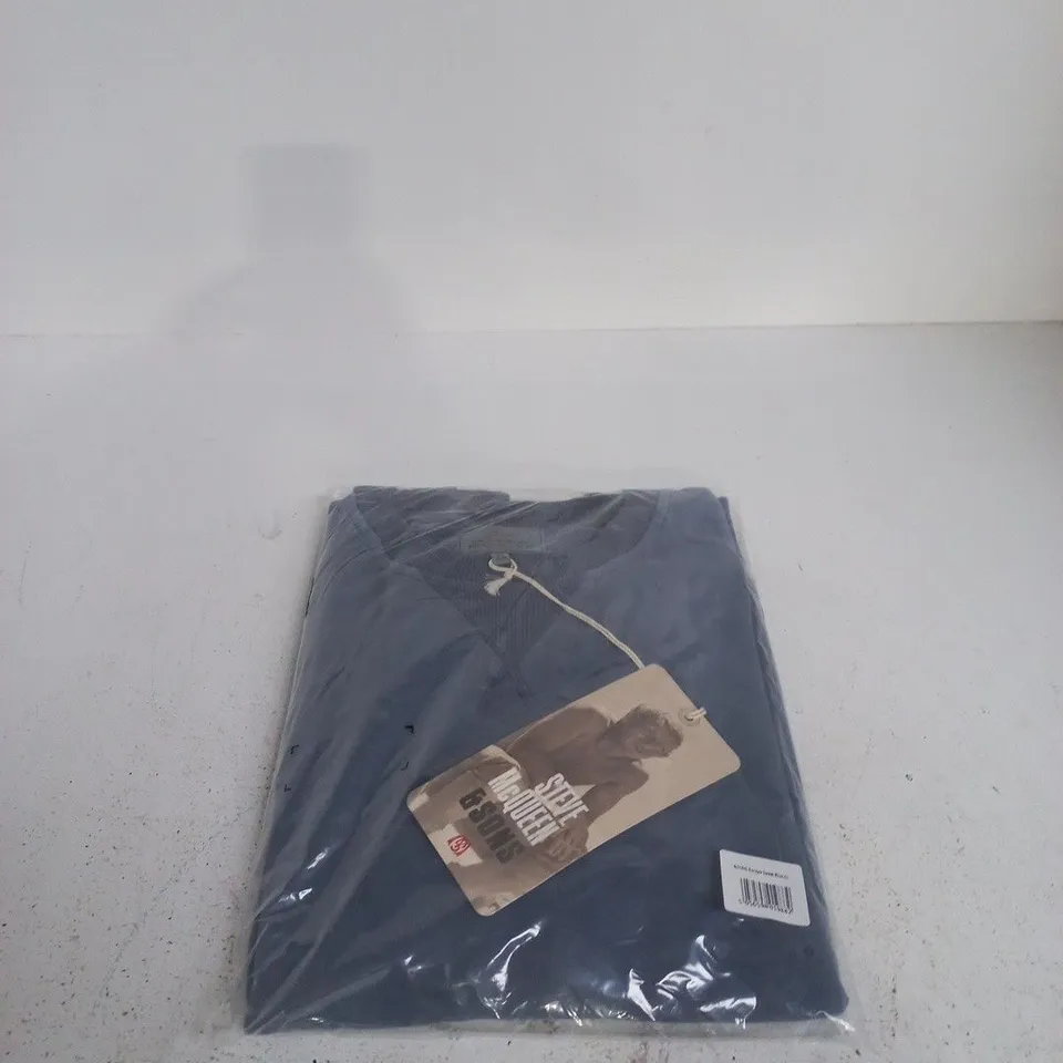 STEVE MCQUEEN &SONS ESCAPE SWEAT BLUE XL