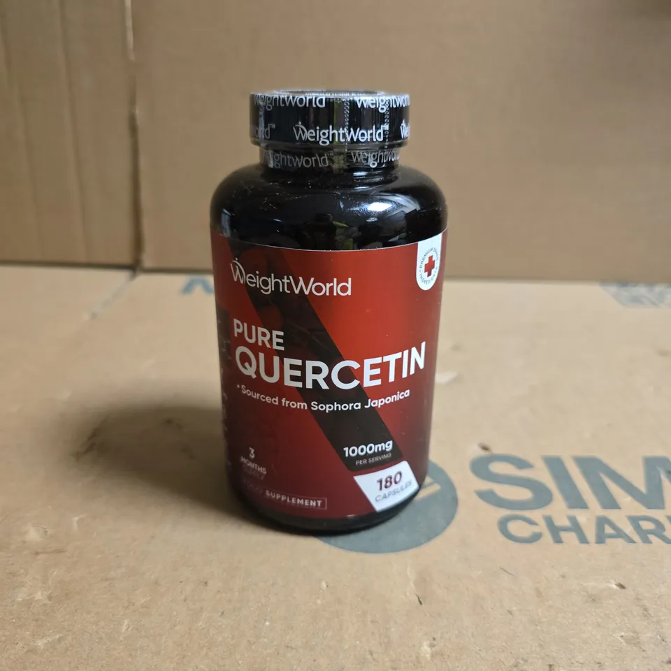 WEIGHTWORLD PURE QUERCETIN 1000MG DIETARY SUPPLEMENT, 180 CAPSULES
