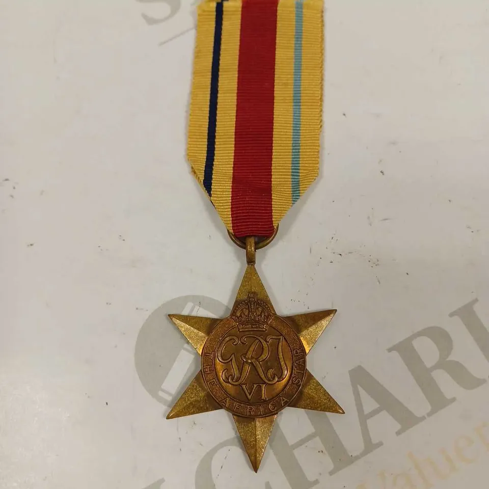 SMALL BOX CONTAINING 3 X ASSORTED BRITISH MILITARY SERVICE MEDALS WITH PAPERWORK