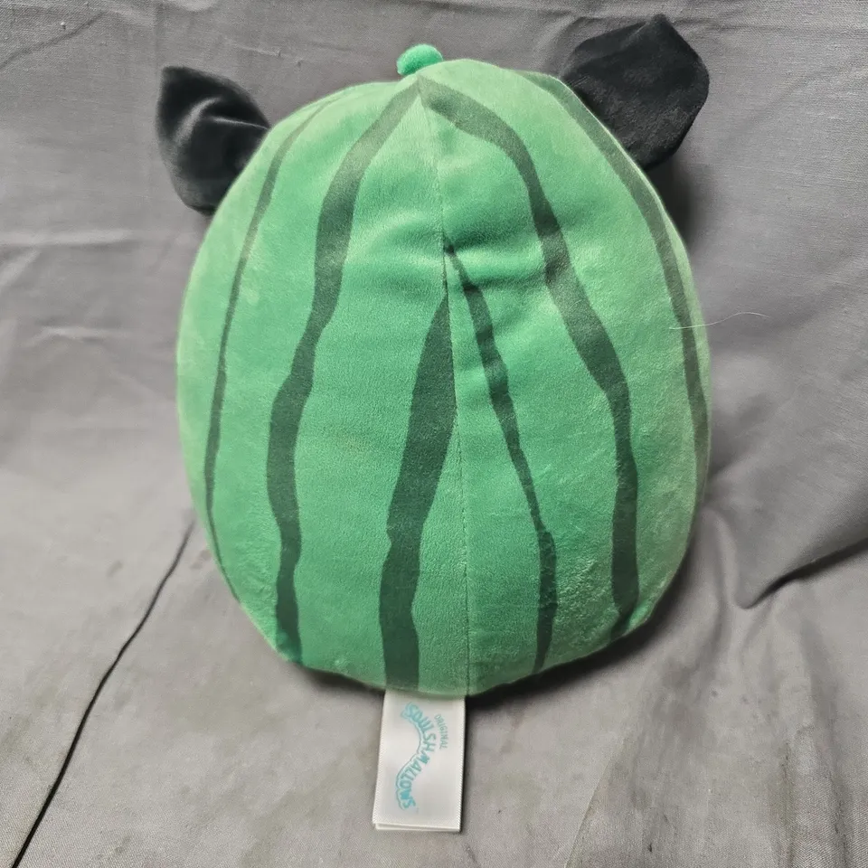 SQUISHMALLOWS WATERMELON PLUSH TOY – ROUND GREEN RIND, RED FLESH