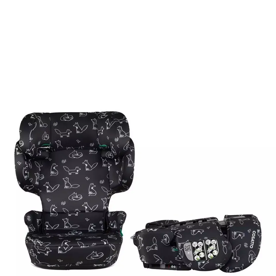 COSATTO NINJA I-GO R129 FOLDING TRAVEL CAR SEAT - FOXED