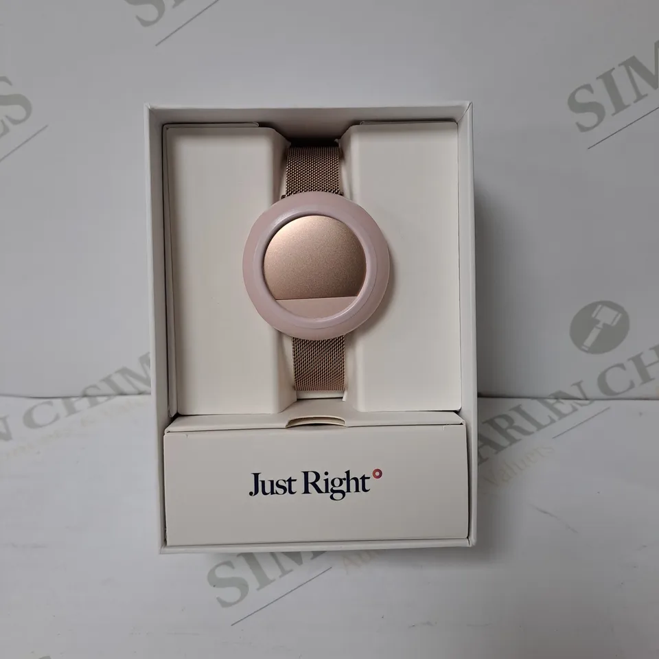 BOXED EMBR LABS WAVE 2 COOLING & WARMING WRISTBAND IN ROSE GOLD