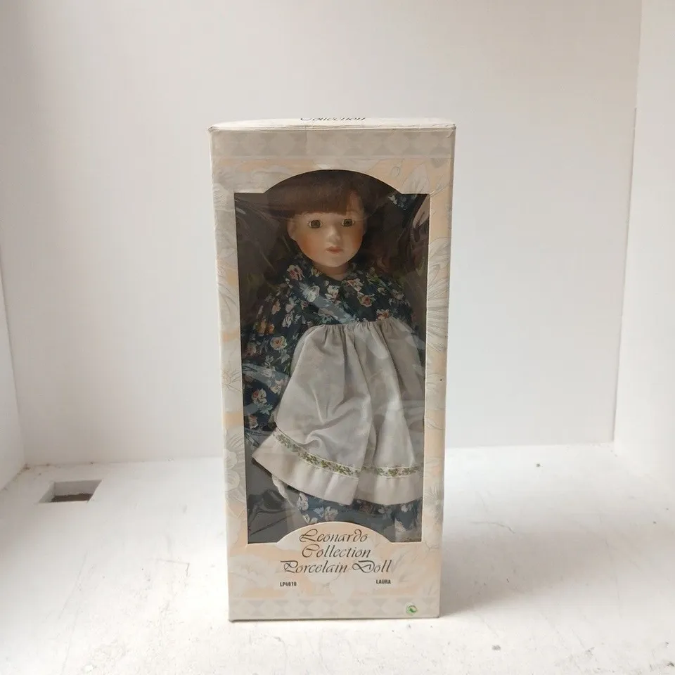 LEONARDO COLLECTION PORCELAIN DOLL "LAURA"