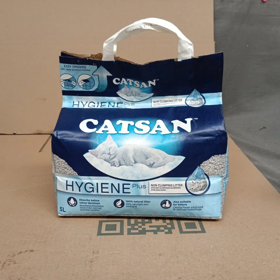 CATSAN HYGEINE PLUS NON CLUMPING LITTER 5L