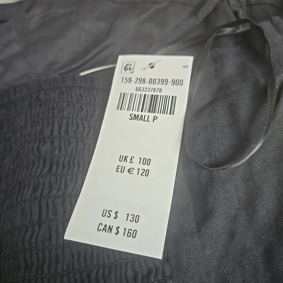 ABERCROMBIE & FITCH BLACK SMOCKED DRESS – WOMEN'S, UK S TAGGED