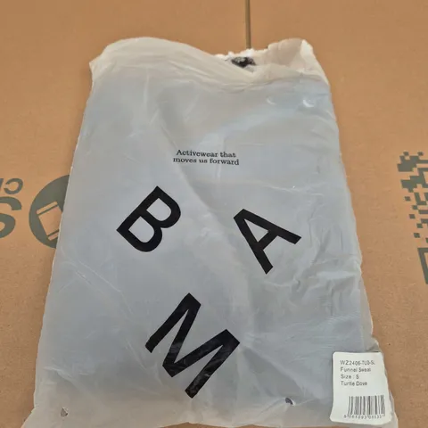 BAM FUNNEL SWEATSHIRT IN TURTLE DOVE - SIZE S