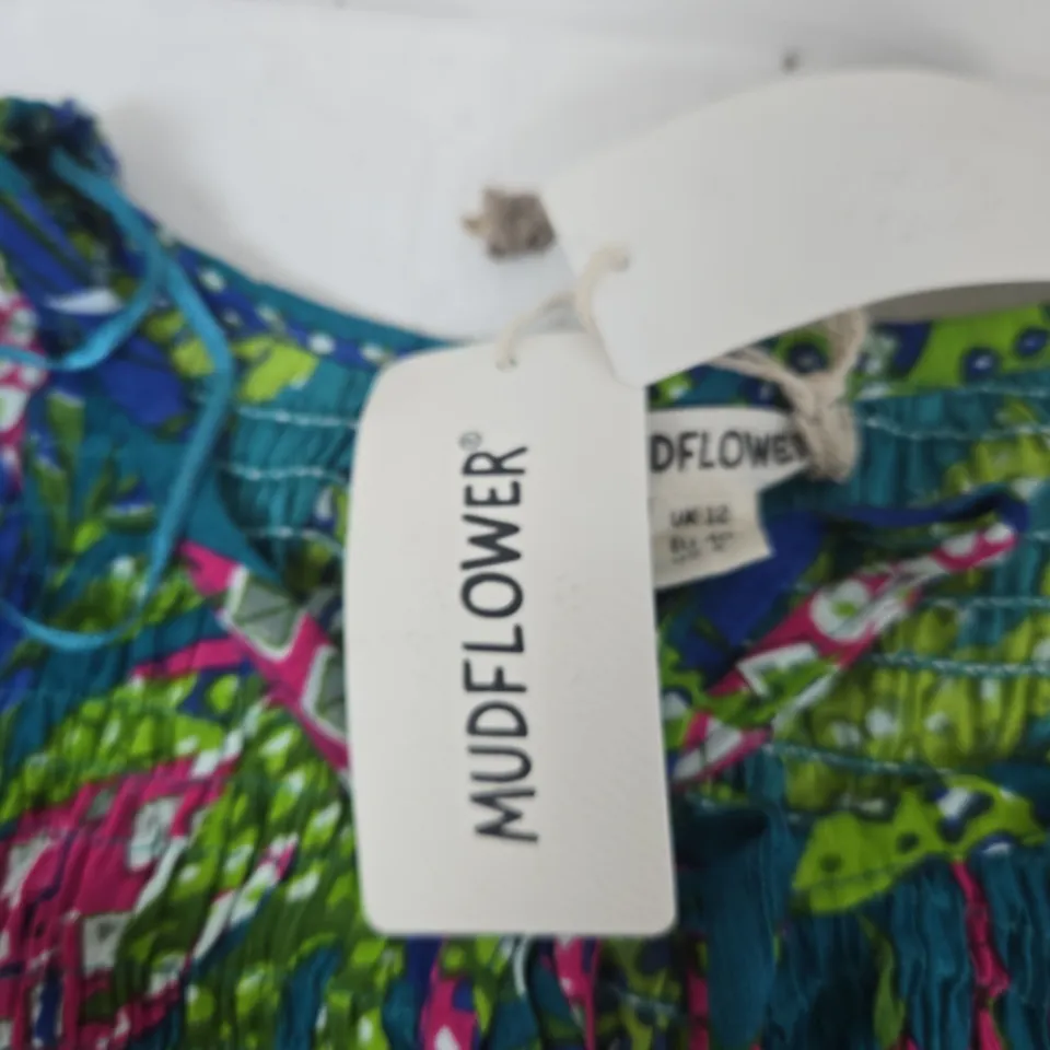 MUDFLOWER WOMEN'S TROPICAL PRINT DRESS – UK 12 (EU 40, US 8)