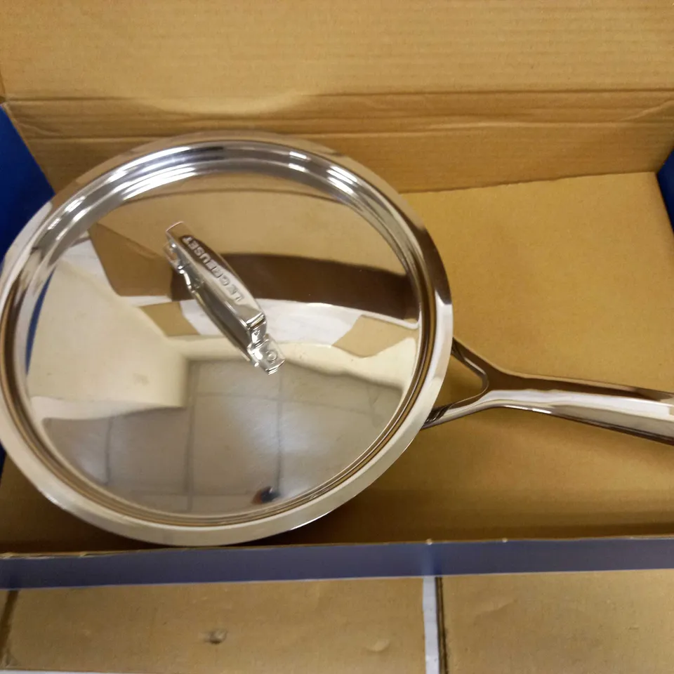 LE CREUSET 3-PLY STAINLESS STEEL SAUTE PAN 
