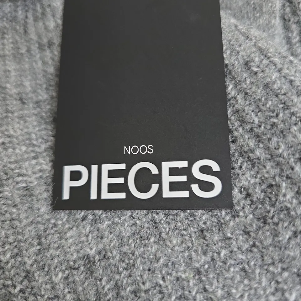PIECES WOMEN'S KNIT CARDIGAN – GREY, SIZE S