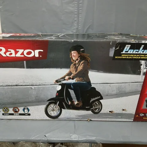 RAZOR VAPOUR POCKET MOD ELECTRIC SCOOTER - BLACK 