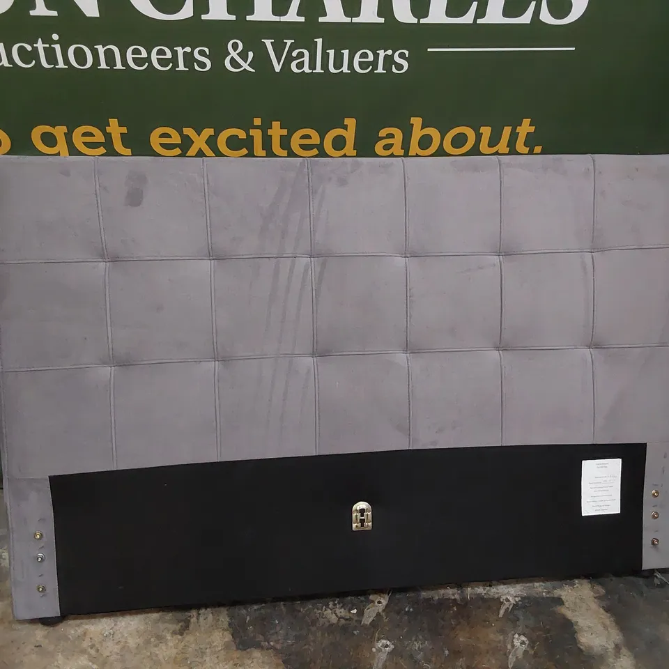 ASSORTED DESIGNER BED PARTS, 5' KINGSIZE HEADBOARD, 5' BASE BOARDS & SIDERAILS (NOT MATCHING)