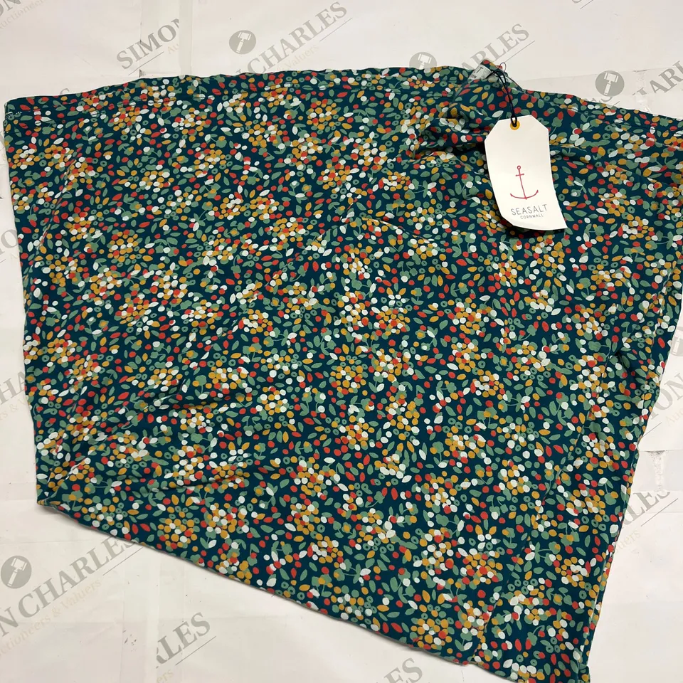 SEASALT CORNWALL ROSE SKIRT IN CONFETTI CLUSTERS SIZE 18