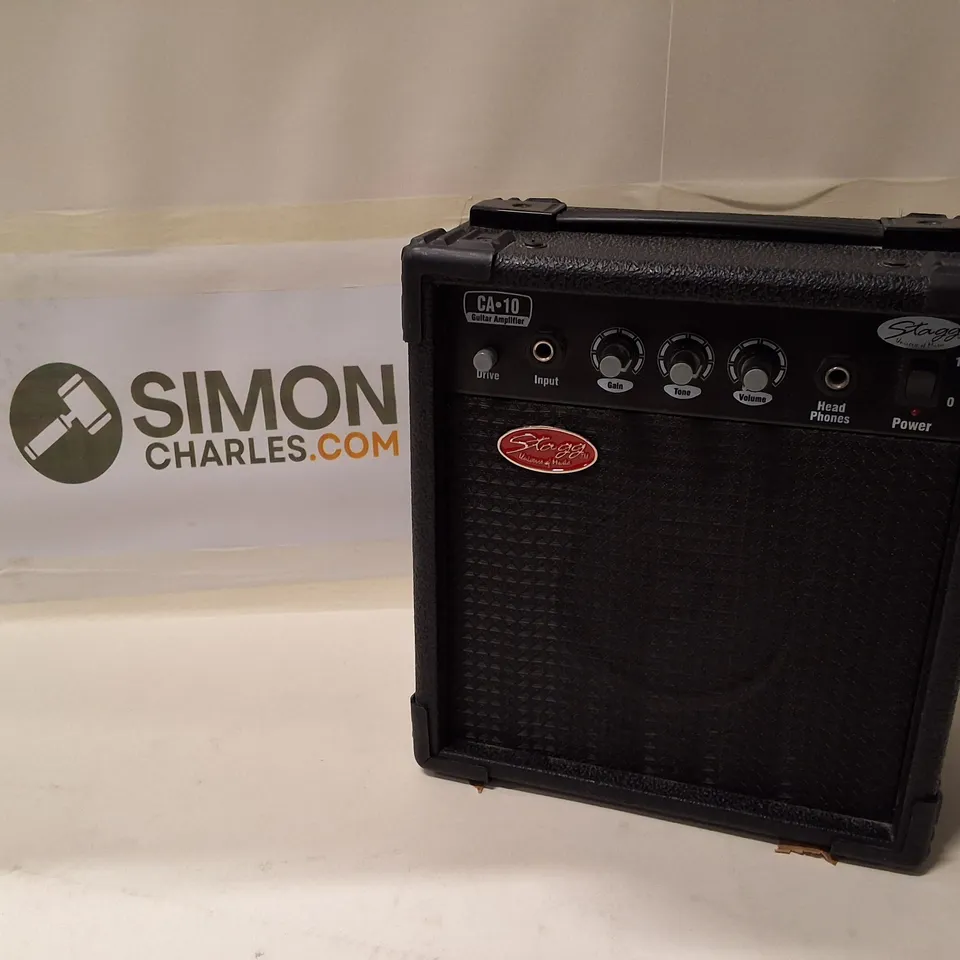 STAGG CA-10 GUITAR AMPLIFIER – COMPACT PRACTICE AMP (BLACK)