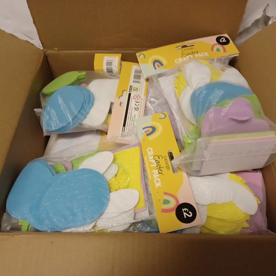 BOX OF 12 BRAND NEW EASTER CRAFT PACKS (51270234)