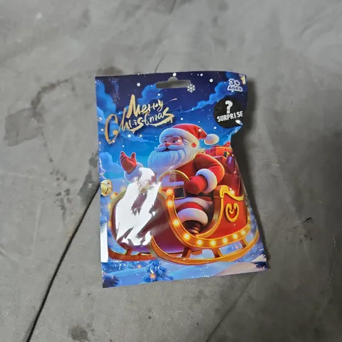 BOX OF APPROXIMATELY 10 ASSORTED CHRISTMAS THEMED KEY RINGS 