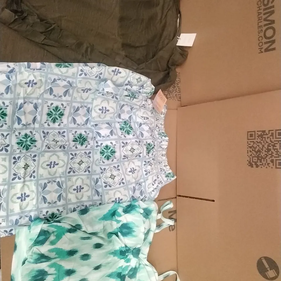 PALLET CONTAINING APPROXIMATELY 150 BRAND NEW DESIGNER WOMEN'S CLOTHES WHICH INCLUDE; JD WILLIAMS DRESSES, PANTS, TOPS ETC
