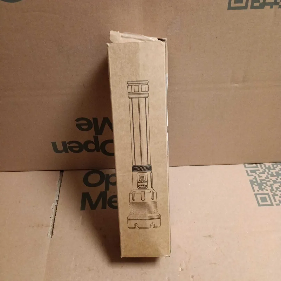 LED TACTICAL FLASHLIGHT WITH CHARGING CABLE – BLACK TL-8138 XHP70