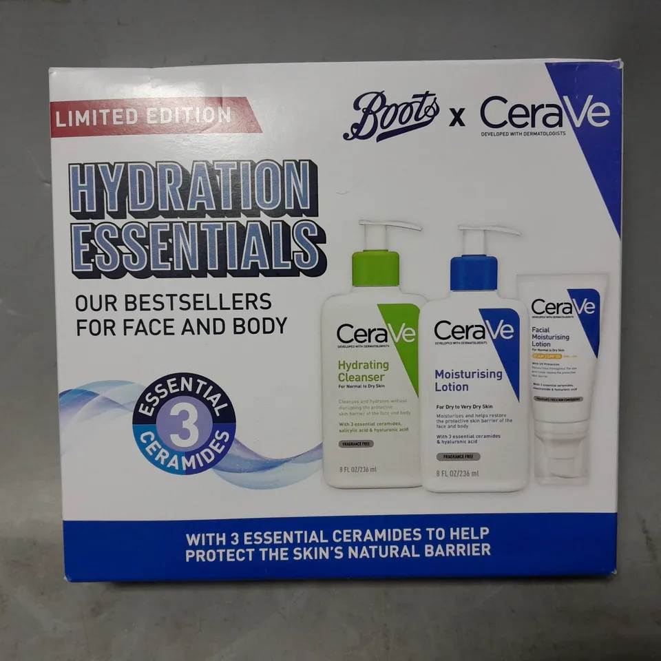 BOXED BOOTS X CERAVE HYDRATION ESSENTIALS SET 