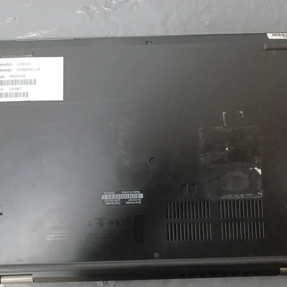 LENOVO	THINKPAD L13 13 INCH I3-10110U 2.10GHZ