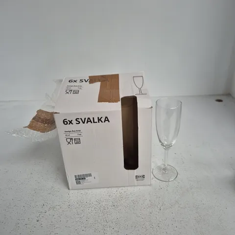 IKEA SVALKA CHAMPAGNE GLASSES – SET OF 6 30CL